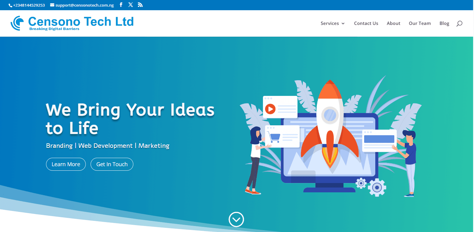 Censono Tech Website