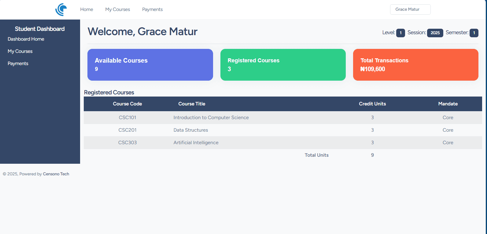 Students' College Portal